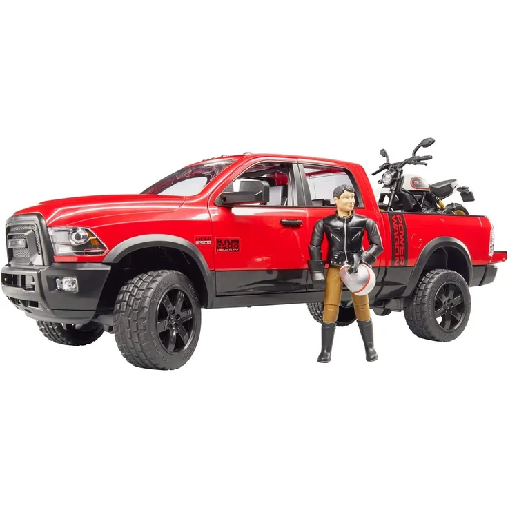 Bruder 02502 'RAM 2500 Power Wagon mit Ducati Desert Sled und Fahrer', 1:16, ab 4 Jahren – Bild 1