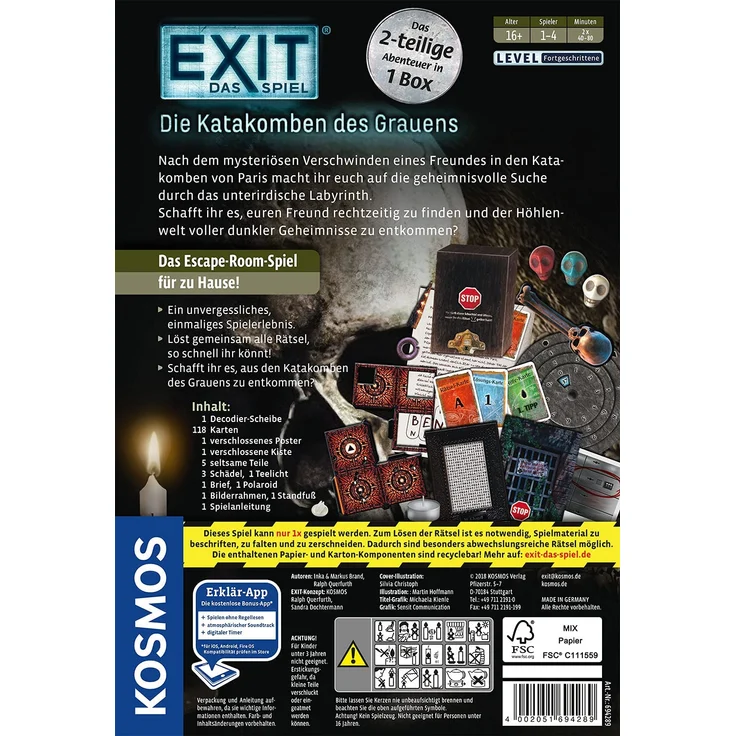 EXIT - Das Spiel: Die Katakomben des Grauens – Bild 2