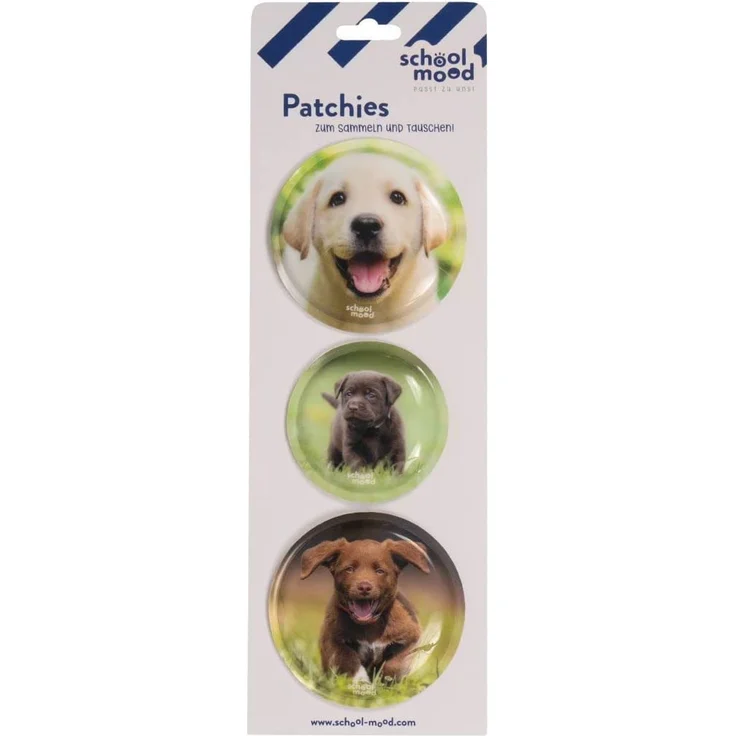 School Mood 3er Patchy-Set Leni Hund – Bild 1