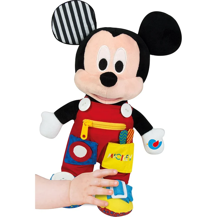 Clementoni 17224 Abilities Plush Disney Baby Plüsch-Mickey, Mehrfarben – Bild 4