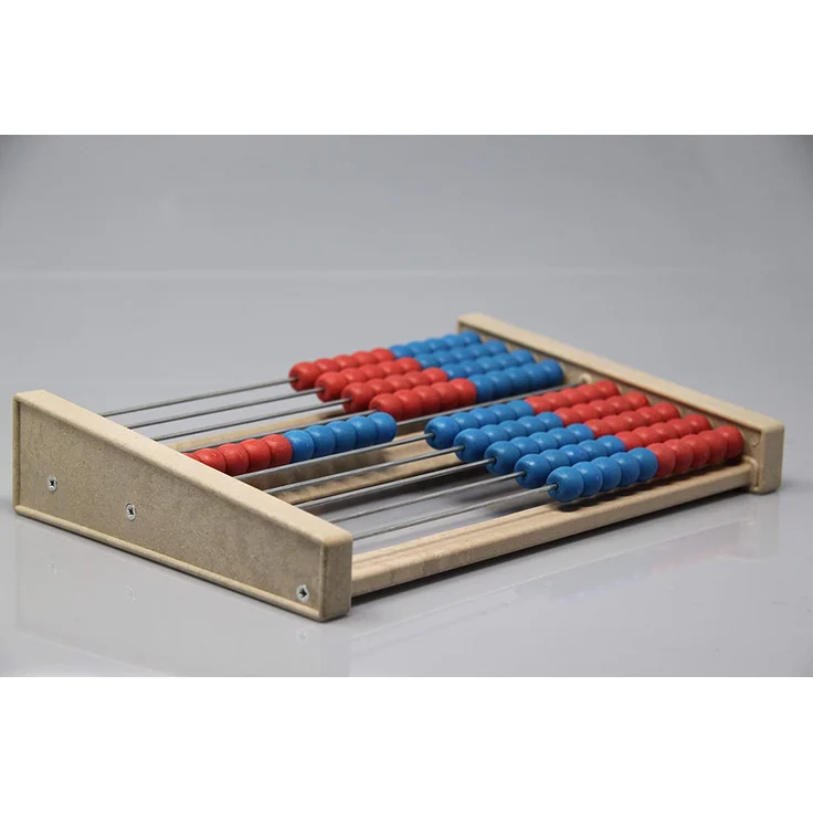 Rechenrahmen 100er Zahlenraum rot / blau – Bild 5