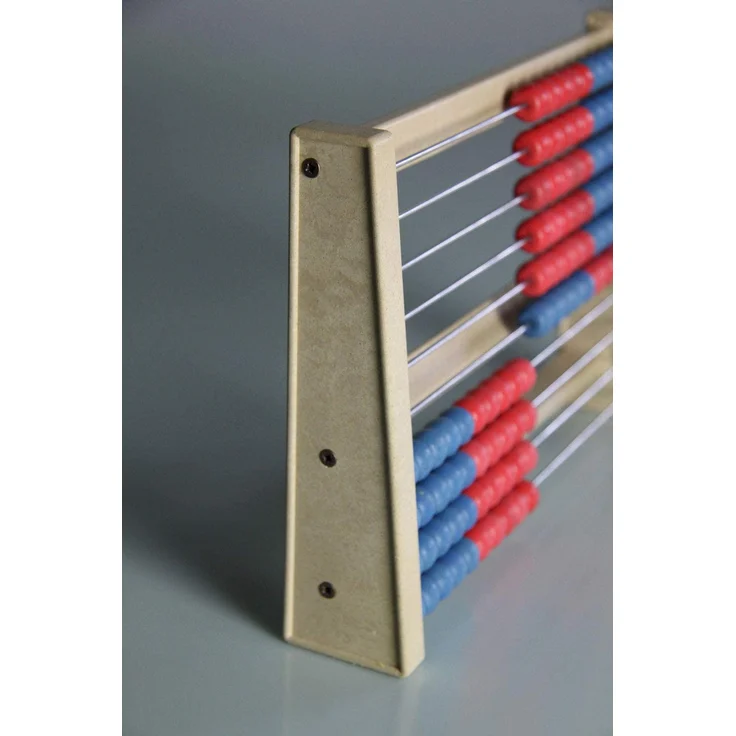 Rechenrahmen 100er Zahlenraum rot / blau – Bild 3