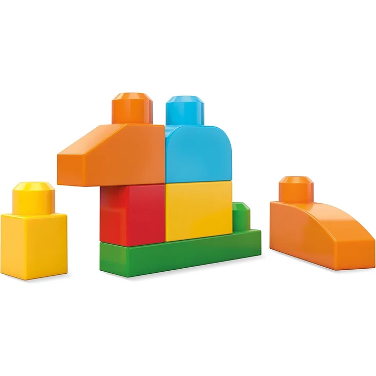 MEGA Bloks CNM43 - Bausteinebeutel, Deluxe 150 Teile, bunt, Spielzeug ab 1 Jahr – Bild 17