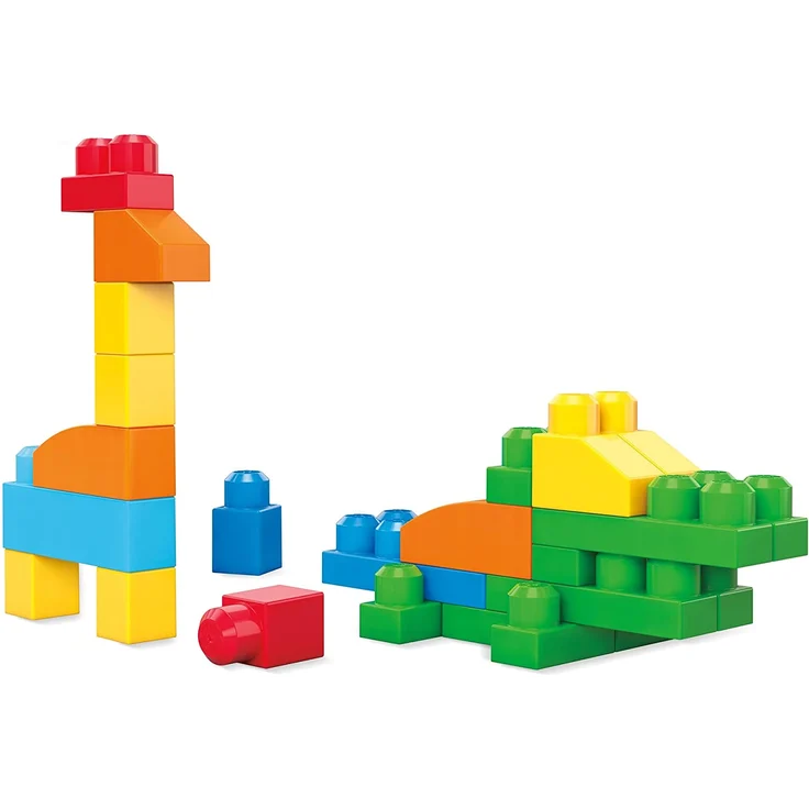 MEGA Bloks CNM43 - Bausteinebeutel, Deluxe 150 Teile, bunt, Spielzeug ab 1 Jahr – Bild 5
