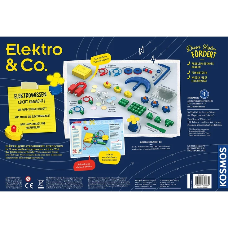 Kosmos Elektro und Co. Experimentierkasten – Bild 2