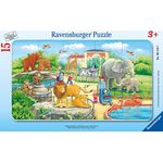 Ravensburger Rahmenpuzzle 15 Teile Ausflug in den Zoo