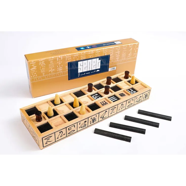 ROMBOL Senet - Das Brettspiel der Pharaonen, ein ägyptisches Würfelspiel, F.