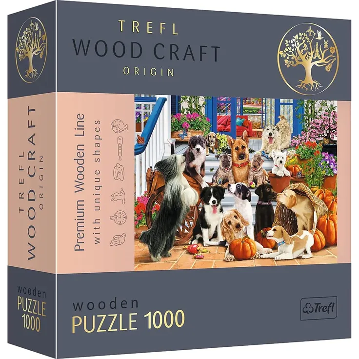 Trefl Wooden Puzzle 1000 Dog TREFL friendship