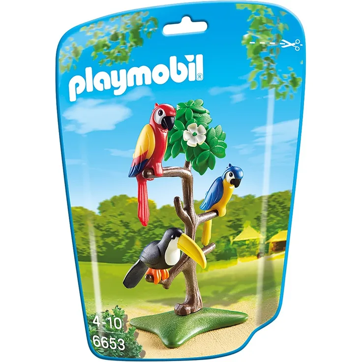 Playmobil 6653 - Papageien und Tukan im Baum