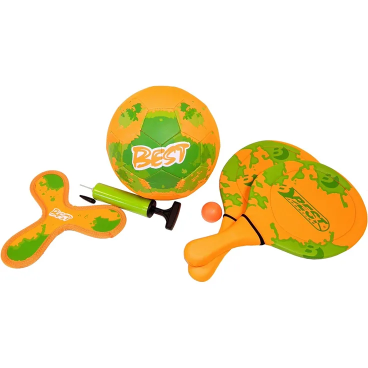 Best Sporting Neopren Beach Game Set, orange/grün