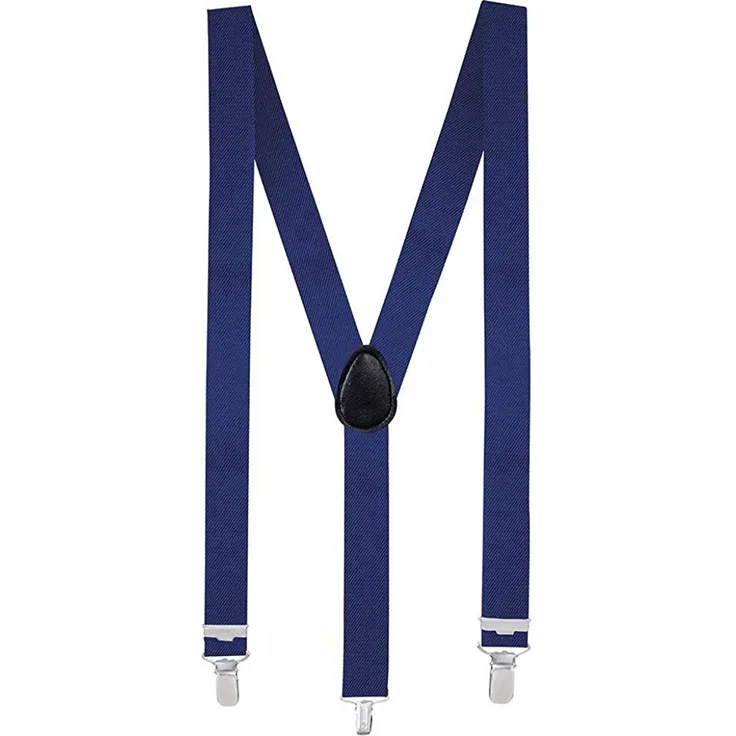 Boland hosenträger Elasthan/ metallic königsblau