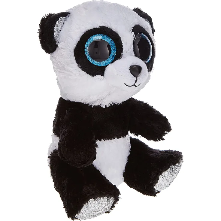 TY Panda Plüsch Schwarz/Weiß  One Size, 15 cm