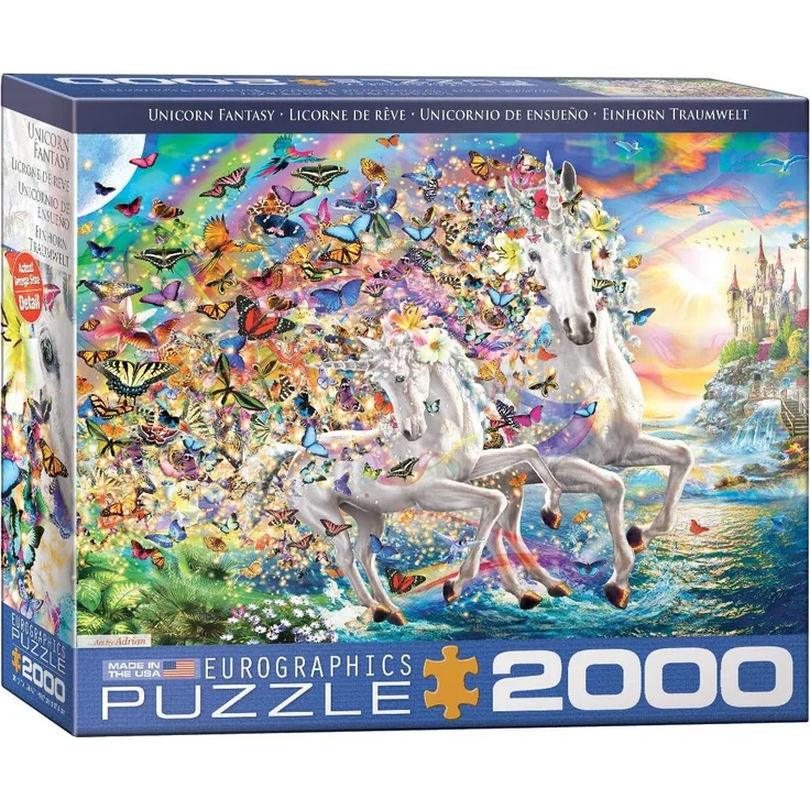 EuroGraphics 8220-5551 Unicorn Fantasy 2000-teiliges Puzzle