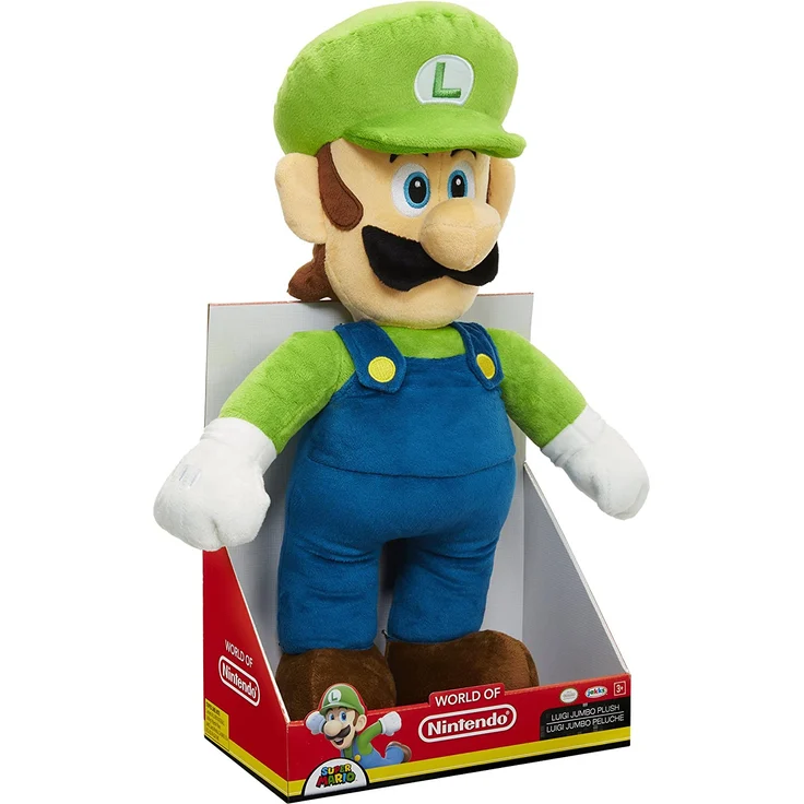 Luigi Jumbo Plüschfigur World of Nintendo 50 cm – Bild 4