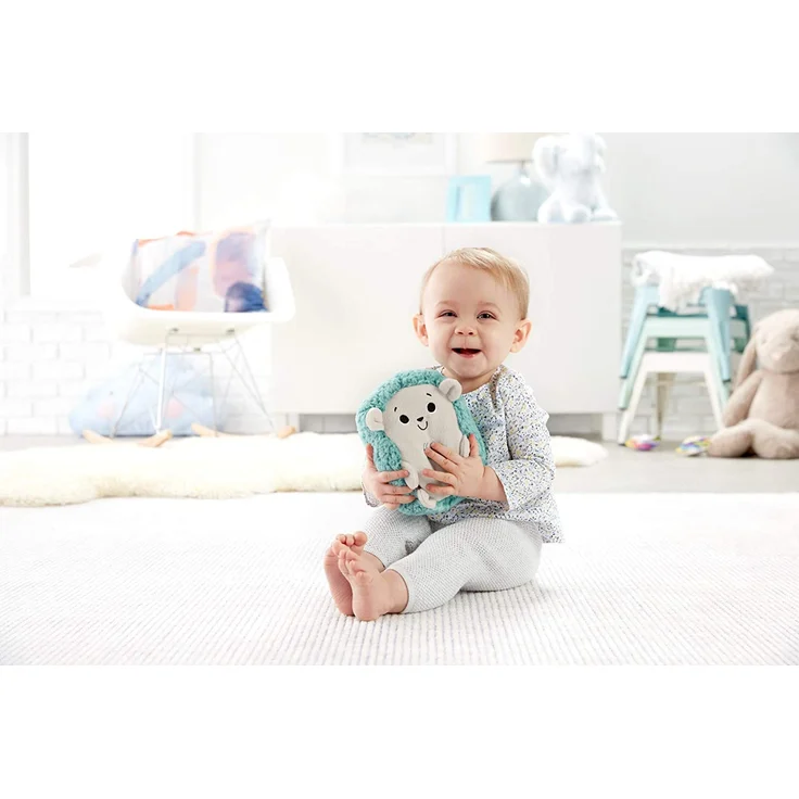 Fisher-Price FXC58 - Schlaf-Igel Spieluhr aus Plüsch, Einschlafhilfe für Babys, Babyerstausstattung, ab  der Geburt – Bild 2