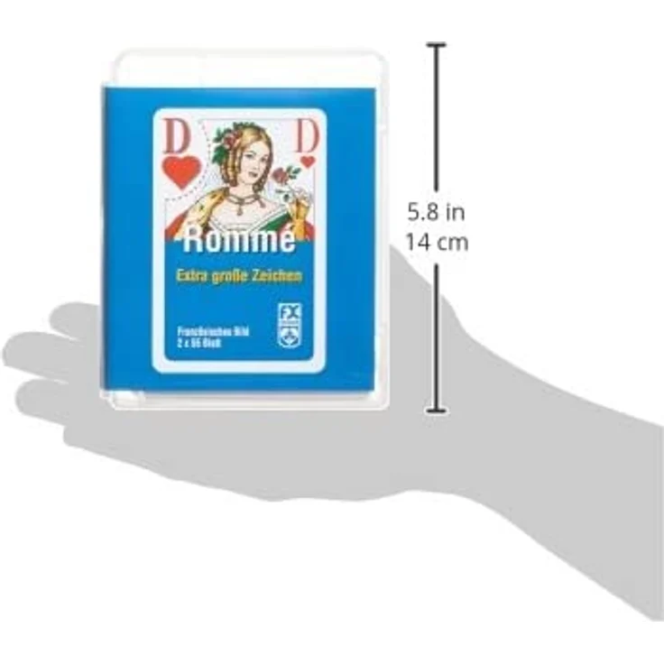 Ravensburger Spiel - Rommé, Canasta, Bridge - Mit extragroßen Eckzeichen – Bild 2