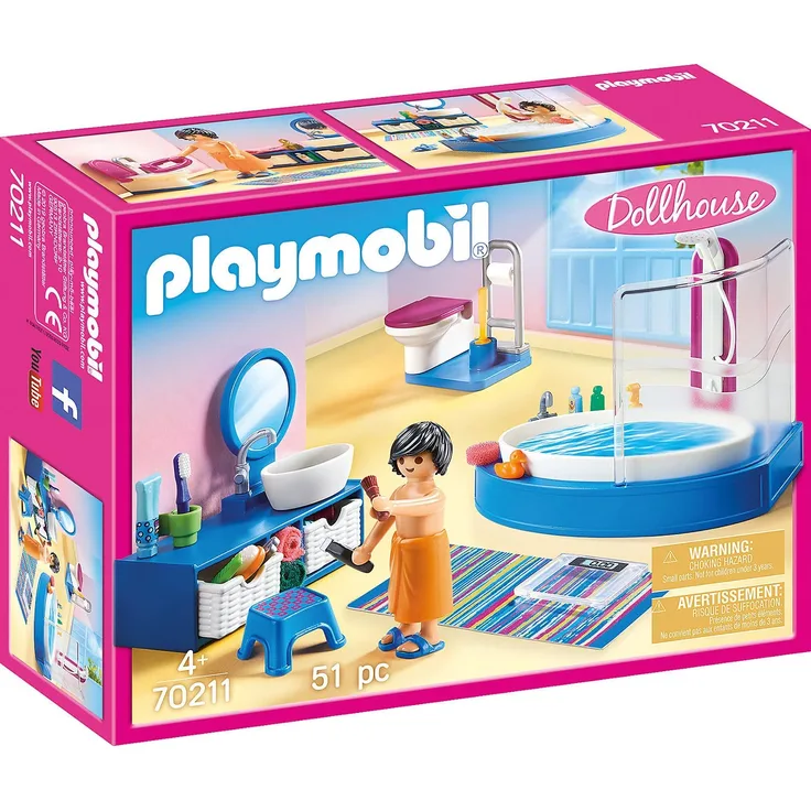 PLAYMOBIL 70211 - Dollhouse - Badezimmer