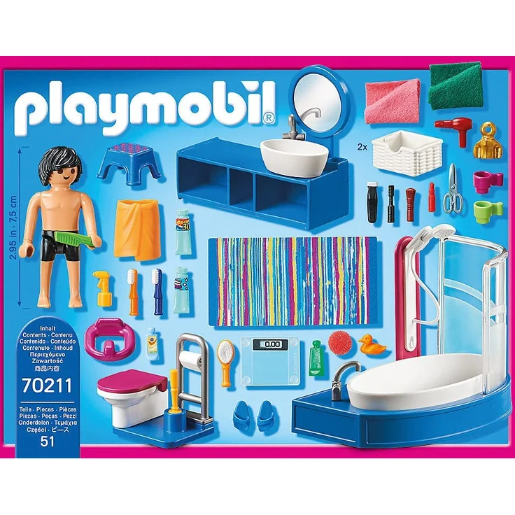 PLAYMOBIL 70211 - Dollhouse - Badezimmer – Bild 3