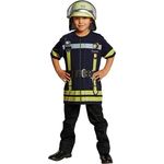 PxP 12933 - Spieleshirt Feuerwehr , Feuerwehr-Shirt, Kinder T-Shirt, Gr. 104.