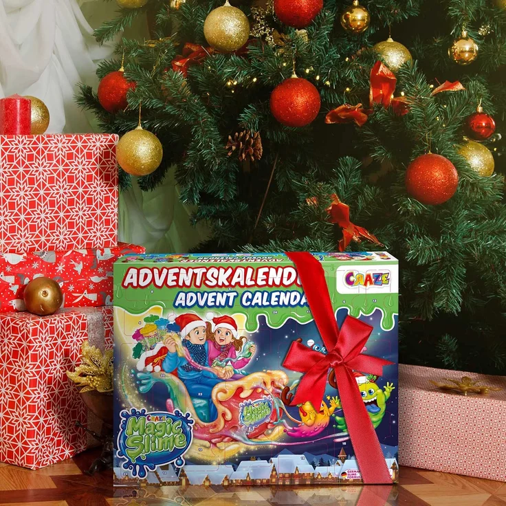 CRAZE, Adventskalender Adventskalender 2021 Magic Slime mit 24 Slimeartikeln, 33463 – Bild 7