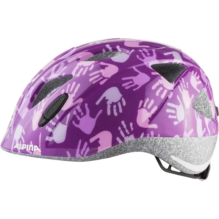 Alpin Kinder Fahrradhelm ALPINA XIMO 47-51 cm, berry hands gloss – Bild 3