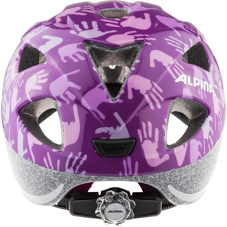 Alpin Kinder Fahrradhelm ALPINA XIMO 47-51 cm, berry hands gloss – Bild 4