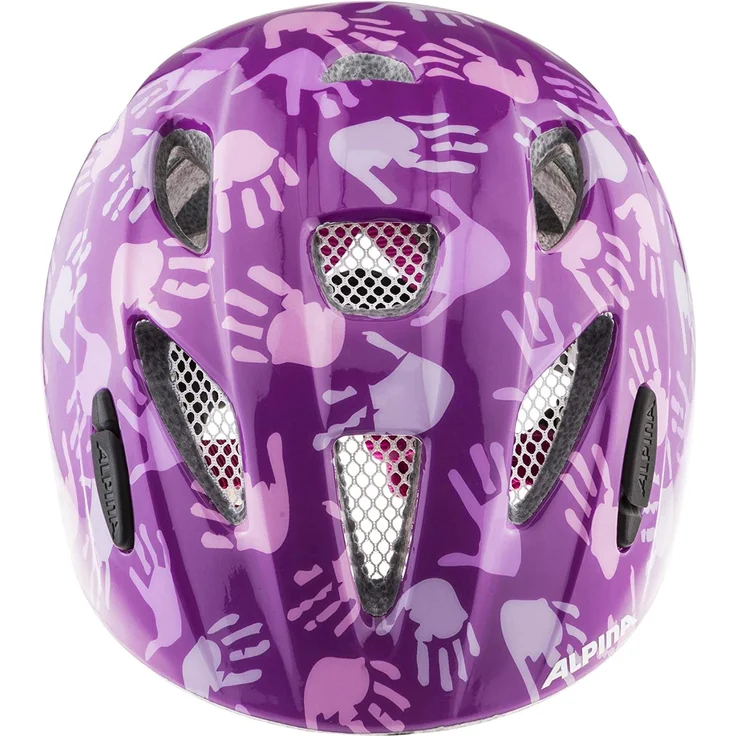 Alpin Kinder Fahrradhelm ALPINA XIMO 47-51 cm, berry hands gloss – Bild 2