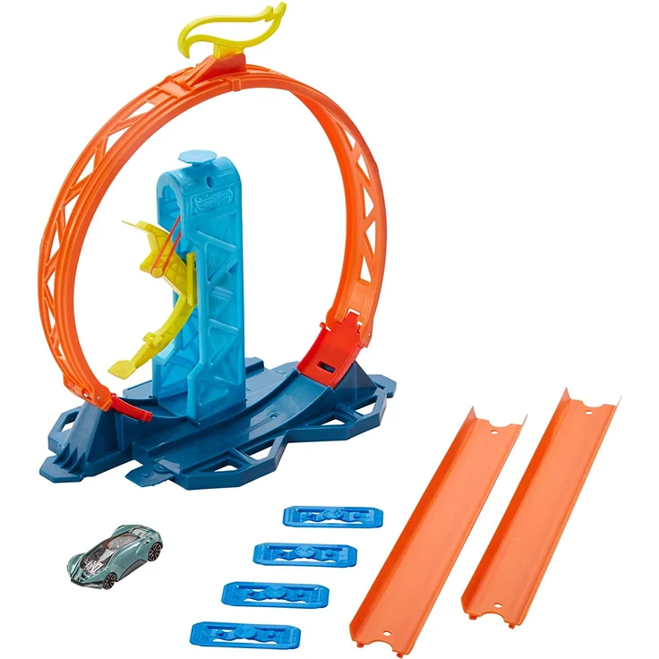 Hot Wheels GLC90 - Track Builder Unlimited Looping Kicker Set Zubehörteile, Spielzeug ab 6 Jahren - Preisvergleich – Bild 7