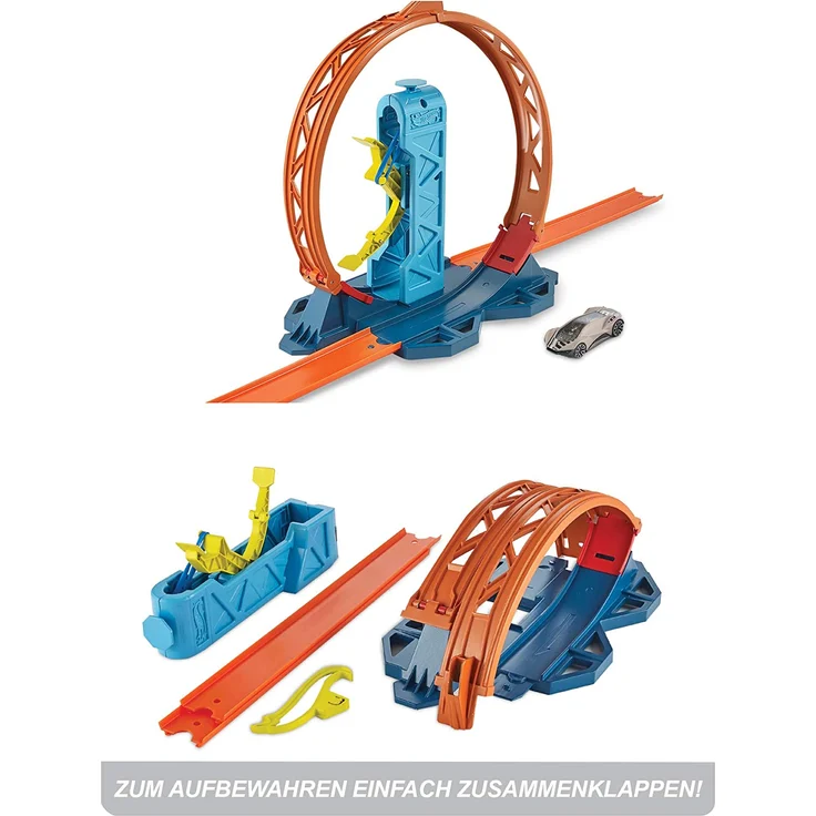 Hot Wheels GLC90 - Track Builder Unlimited Looping Kicker Set Zubehörteile, Spielzeug ab 6 Jahren - Preisvergleich – Bild 3