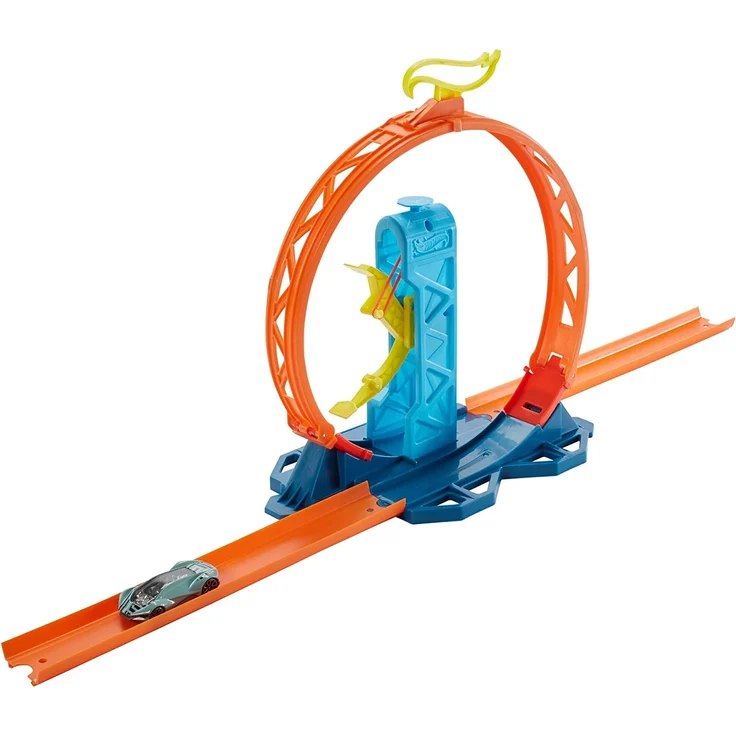 Hot Wheels GLC90 - Track Builder Unlimited Looping Kicker Set Zubehörteile, Spielzeug ab 6 Jahren - Preisvergleich – Bild 1