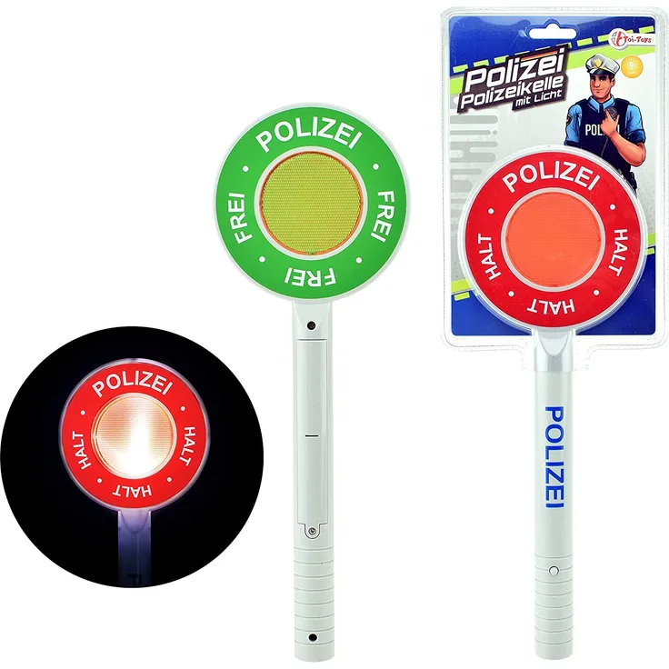 TOITOYS POLICE Polizeikelle (DE) mit Licht (ib)