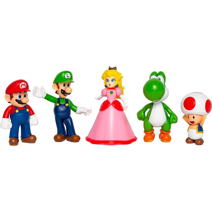 Super Mario - Mario & Friends Multi-Pack (5 Figuren à 6,5 cm)
