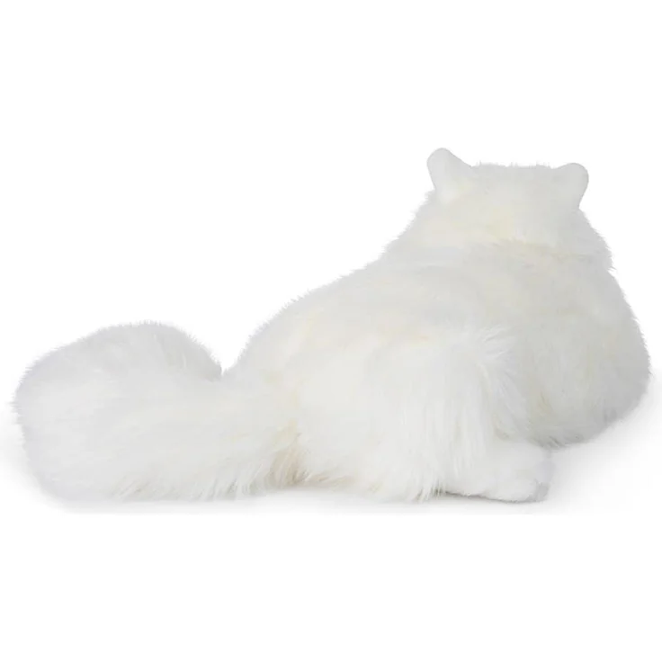 WWF WWF16981 Plüsch Polarfuchs liegend, realistisch gestaltetes Plüschtier, ca. 25 cm groß und wunderbar weich – Bild 3