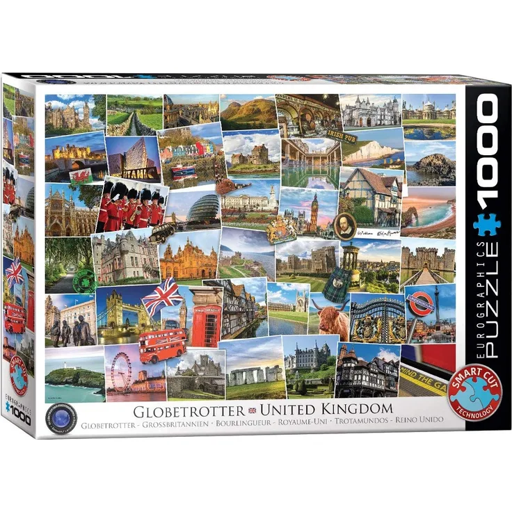 EuroGraphics Puzzle Globetrotter Großbritannien