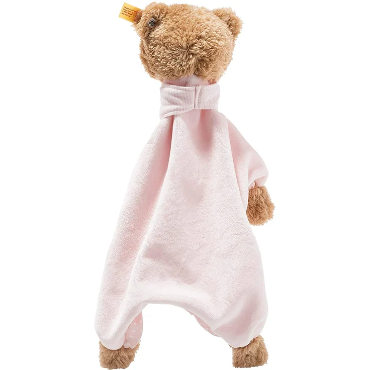 Steiff - Babywelt - Spielzeug - Schmusetücher - Schlaf-gut-Bär Schmusetuch, rosa, 30cm – Bild 3