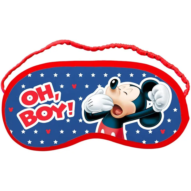 Disney Schlafmaske Mickey Mouse18 x 8,5 cm blau/rot