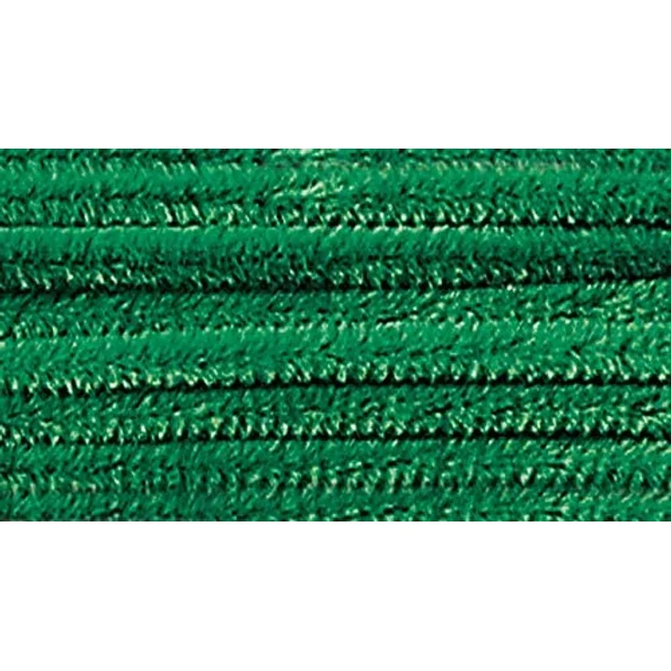 folia 77853 - Chenilledraht, Pfeifenputzer, 10 Stück in moosgrün, Durchmesser 8 mm und 50 cm lang, ideal für Kinder zum Basteln und Gestalten von Tieren, Figuren und anderen Formen – Bild 2