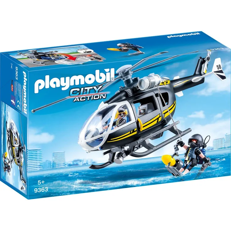 Playmobil 9363 - SEK-Helikopter Spiel