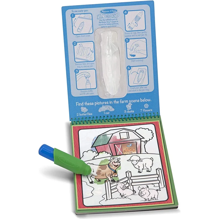 Melissa & Doug Water Wow! – Tiere | Aktivitätsbrett | Reisen | 3+ | Geschenk für Jungen oder Mädchen - Preisvergleich – Bild 5