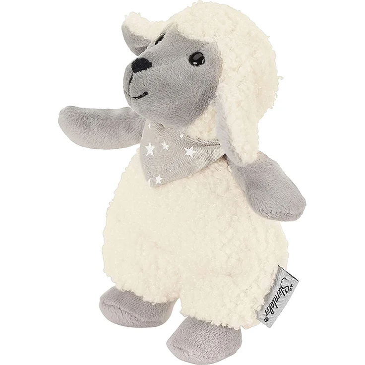 Sterntaler Mini-Spieltier Schaf Stanley, Integrierte Rassel, Alter: Für Babys ab der Geburt, 14 cm, Beige – Bild 3