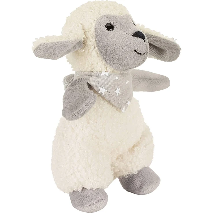 Sterntaler Mini-Spieltier Schaf Stanley, Integrierte Rassel, Alter: Für Babys ab der Geburt, 14 cm, Beige – Bild 4