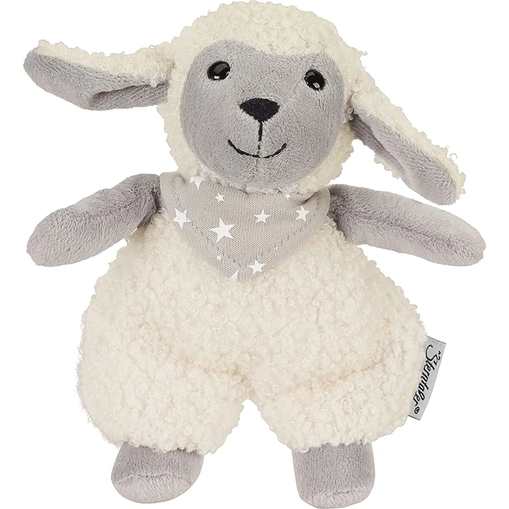Sterntaler Mini-Spieltier Schaf Stanley, Integrierte Rassel, Alter: Für Babys ab der Geburt, 14 cm, Beige – Bild 2