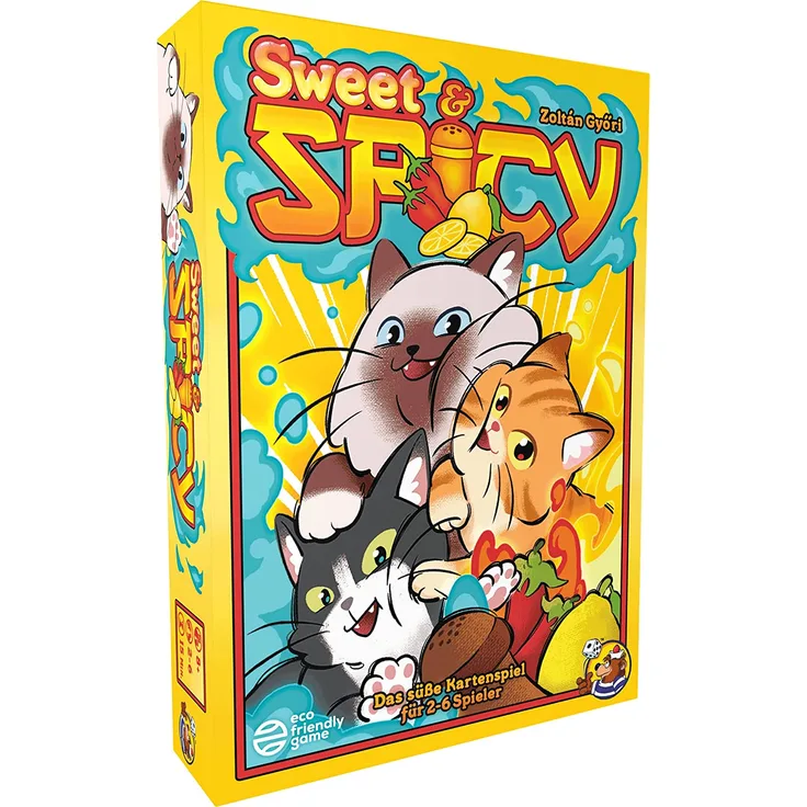 HG011 - Sweet & Spicy, Kartenspiel, für 2-6 Spieler, ab 8 Jahren (DE-Ausgabe)