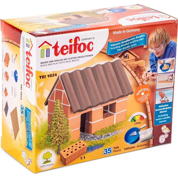Eitech T1024 - Teifoc Steinbaukasten - Kleines Einfamilienhaus