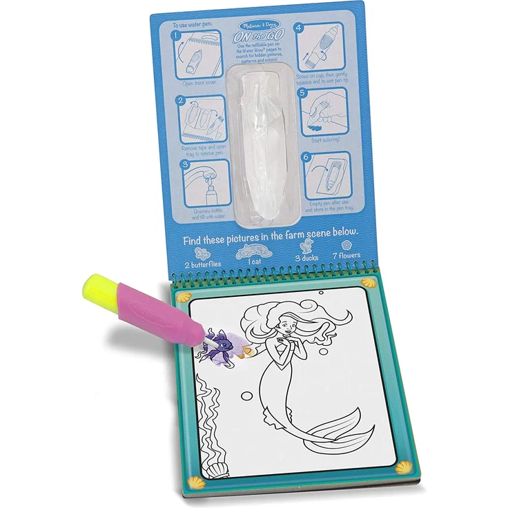 Melissa & Doug Water Wow! – Märchen | Aktivitätsbrett | Reisen | 3+ | Geschenk für Jungen oder Mädchen - Preisvergleich – Bild 4