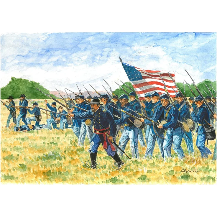 Italeri 6177 - 1:72 Union Infantry Figuren – Bild 2