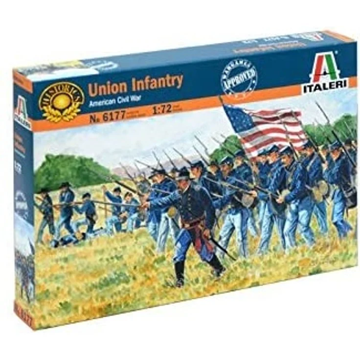 Italeri 6177 - 1:72 Union Infantry Figuren – Bild 1