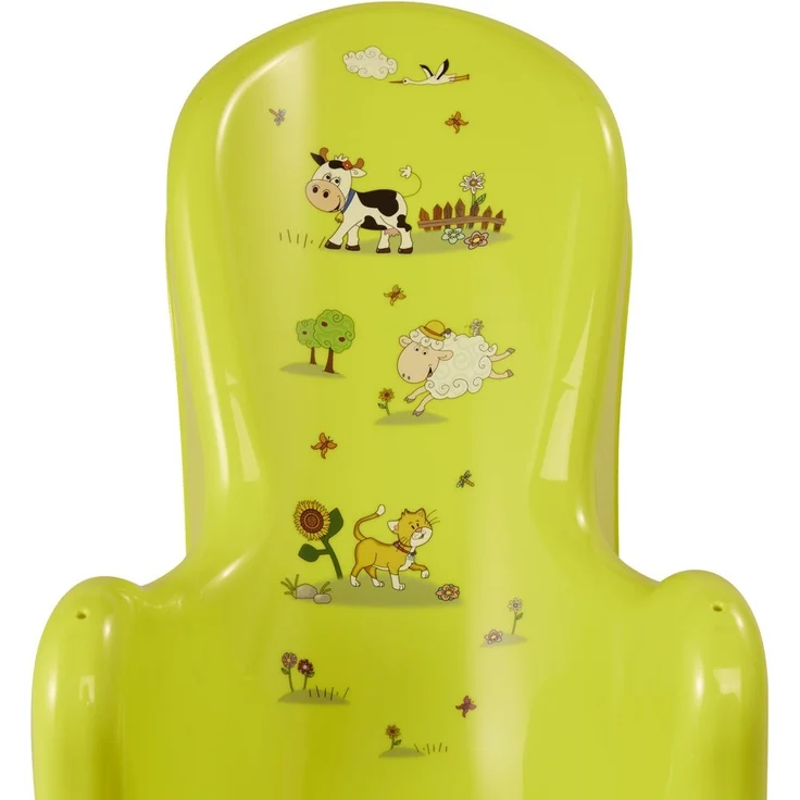 keeeper Funny Farm Anatomischer Babybadesitz mit Anti-Rutsch-Funktion, Ab 0 bis ca. 6 Monate, Leon, Grün – Bild 6