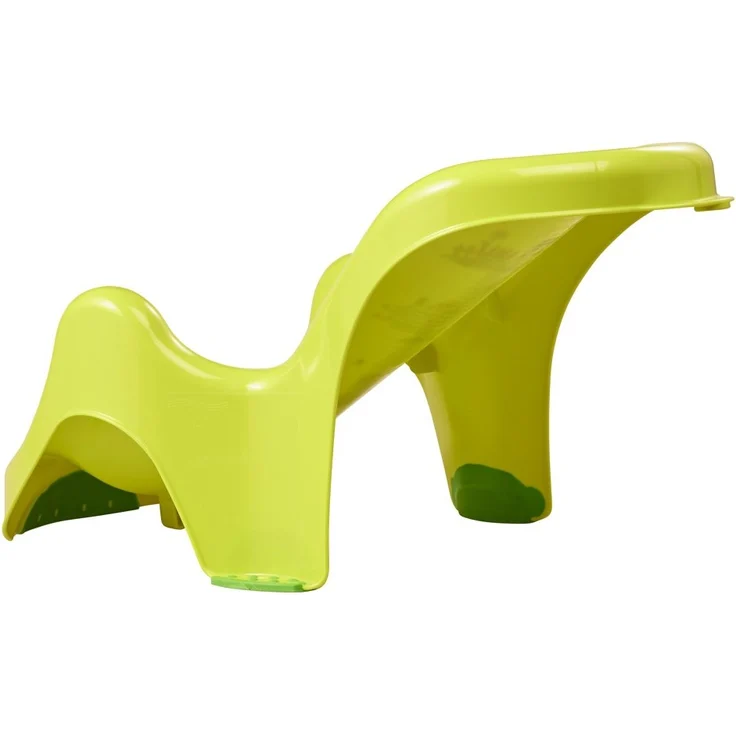 keeeper Funny Farm Anatomischer Babybadesitz mit Anti-Rutsch-Funktion, Ab 0 bis ca. 6 Monate, Leon, Grün – Bild 2