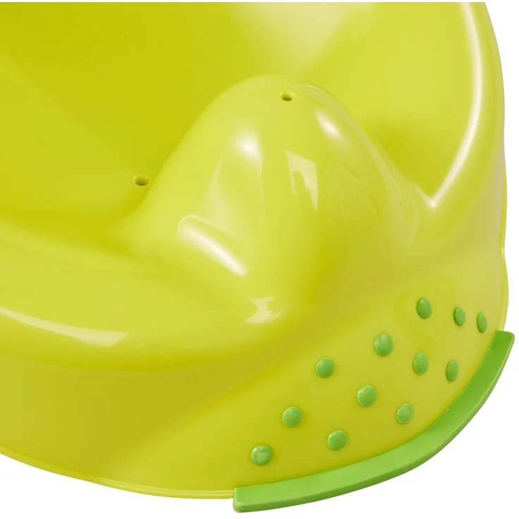 keeeper Funny Farm Anatomischer Babybadesitz mit Anti-Rutsch-Funktion, Ab 0 bis ca. 6 Monate, Leon, Grün – Bild 3